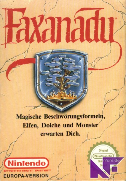 Cover von Faxanadu (NES-Spiel)