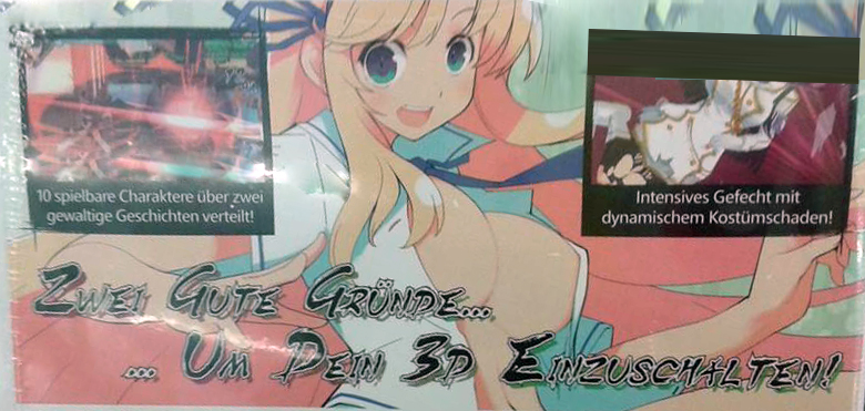 Senran Kagura Burst Packshot – Zwei gute Gründe um dein 3D einzuschalten