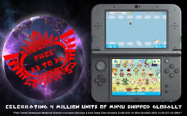 Monster Hunter 4 Ultimate - Gratis Design