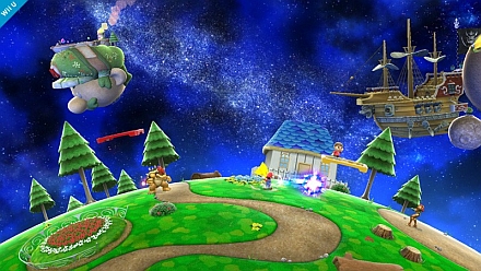 Super Smash Bros. Screenshot Super Mario Galaxy Stage