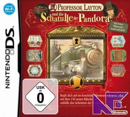 Professor Layton und die Schatulle der Pandora Cover