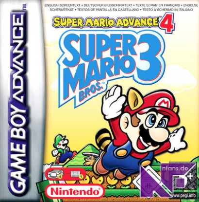 Super Mario Bros. 3: Super Mario Advance 4 Cover