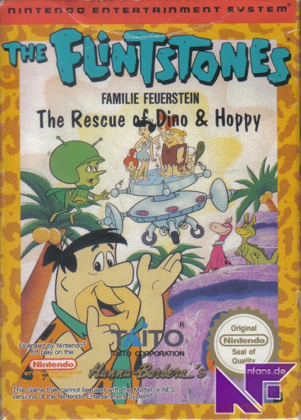 Flintstones - Rescue of Dino and Hoppy, Cover